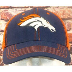 Denver Broncos 47 Brand Adjustable Navy & Orange Mesh Back Cap